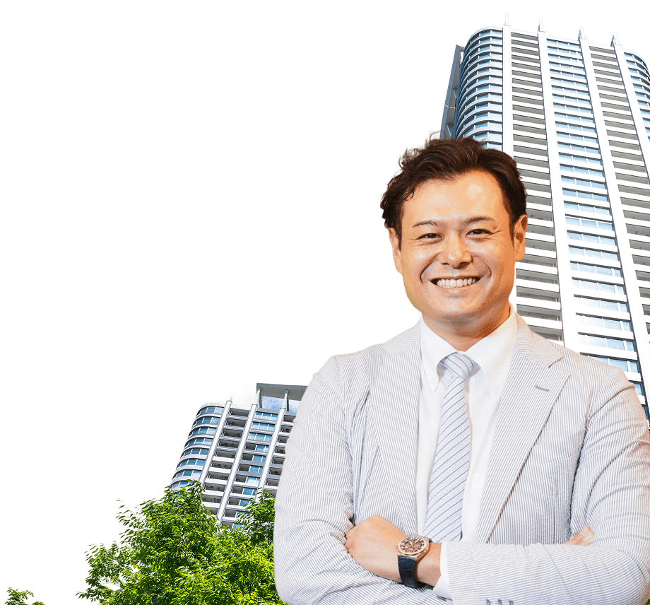 代表の稲垣さんと港区マンション